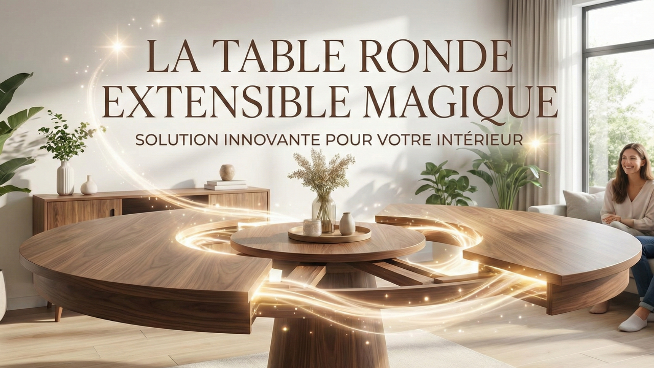 table ronde extensible magique